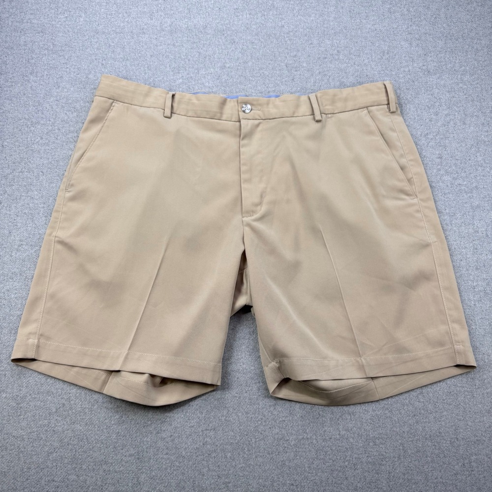 Onward Reserve Shorts Mens‎ 40 Khaki Performance Chino Golf Shorts Stretch